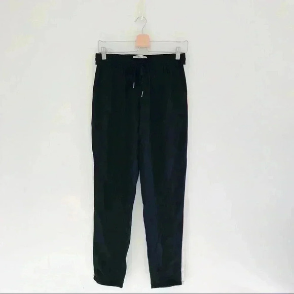 Joie Nairi Silk Crepe Tuxedo Stripe Pants XS - Picture 4 of 8